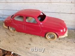 Cij Rare Panhard Dyna 54 Rouge En Tole Mecanisme A Friction