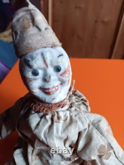 Clown SCHOENHUT Avec Sa Chaise 1900