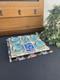 Coffret Ancien De 2 Jeux De Cartes Grimaud Et 4 Cendriers Opaline Bleue Vertadec