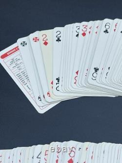 Coffret Ancien de 2 Jeux de Cartes Grimaud et 4 Cendriers Opaline Bleue Vertadec