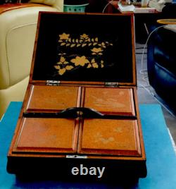 Coffret De Jeu Asiatique En Laque