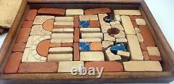 Coffret Jeu de Construction en Pierre Cahiers de Modèles Le Castor 1880