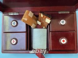 Coffret Quadrille En Acajou 19 Siècle