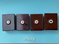 Coffret Quadrille En Acajou 19 Siècle