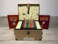 Coffret Tintin. Édition du centenaire noir et blanc 300/4000 ex. 2007 Moulinsart