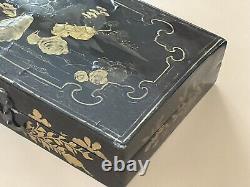 Coffret de quadrille en laqué de Chine