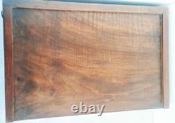 Coffret échiquier XIXe siècle, taille XL + échecs style Régence, roi 82mm