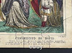 Collection puzzle XIXe mariage de David Bible jeu Paris Agustoni Vayron Judaica