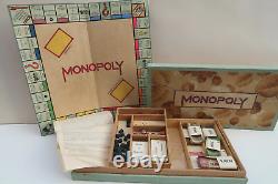 Curiosité Jeu de Monopoly Réalisé à la Main Jeu Ancien Prototype 1935-40