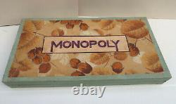 Curiosité Jeu de Monopoly Réalisé à la Main Jeu Ancien Prototype 1935-40