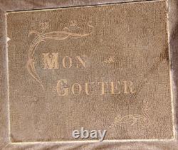 DINETTE ANCIENNE en porcelaine Mon gouter Dans son coffret Complet 1900