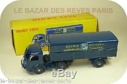 DINKY TOYS FRANCE. Tracteur PANHARD MOVIC SNCF REF 32 ABd + boite