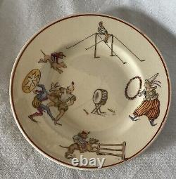 Dinette De Poupee En Faience Polychrome De Gien Le Cirque
