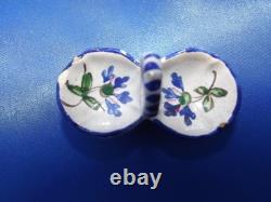 Dinette St Clément décor bleuets jouet ancien poupée service vaisselle