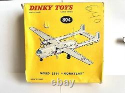 Dinky Toys 804 Noratlas Avion Nord 2501 Made In France MECCANO bel État