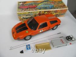 E293 Rollet Géante 44 cm Mercedes C111 Orange RC Testé Vidéo Boite 1/10 France