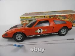 E293 Rollet Géante 44 cm Mercedes C111 Orange RC Testé Vidéo Boite 1/10 France