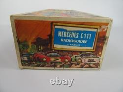 E293 Rollet Géante 44 cm Mercedes C111 Orange RC Testé Vidéo Boite 1/10 France