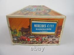 E293 Rollet Géante 44 cm Mercedes C111 Orange RC Testé Vidéo Boite 1/10 France