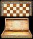Echiquier Jacquet Xix ème / Jouet Jeu Ancien