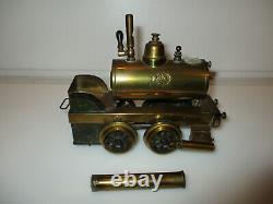 Ernst Plank locomotive à vapeur vive c. 1890 cf Märklin Carette Bing Schoenner