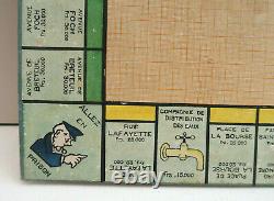 Etonnant Jeu de Monopoly Calligraphié réalisé à la main circa 1938-40