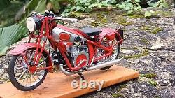 Exceptionnelle Moto Guzzi 500 Gts 1938 Tout Metal Au 1/8