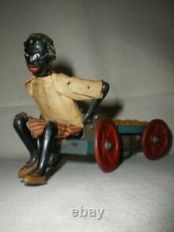 FERNAND MARTIN L'AUTOPATTE, LE MARCHAND D'ORANGE jouet ancien mécanique 1910