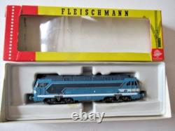 FLEICHMANN Ref 4280 LOCOMOTIVE DIESEL 68001 SNCF HO + BOITE