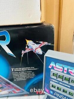 Flipper Tomy Astroshooter Vintage pinball complet notice fonctionnel 1990 Jouet