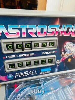 Flipper Tomy Astroshooter Vintage pinball complet notice fonctionnel 1990 Jouet