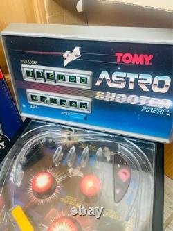 Flipper de Table Tomy Astro Shooter 1990 Vintage Fonctionnel avec Boîte Pinball