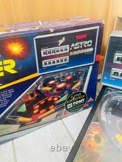 Flipper de Table Tomy Astro Shooter 1990 Vintage Fonctionnel avec Boîte Pinball