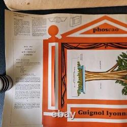 GUIGNOL Lyon RARE théâtre publicitaire PHOSCAO 1964 non découpé