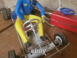 Go Kart Fil Téléguidé Circuit Piste Course Jouet Ancien Made In Italy Art. 753
