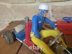 Go Kart Fil Téléguidé Circuit Piste Course Jouet Ancien Made In Italy Art. 753