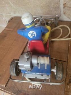 Go Kart Fil Téléguidé Circuit Piste Course Jouet Ancien Made In Italy Art. 753