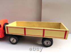 Grand Camion Unic Izoard Semi Remorque 56Cm Bois et Plastique France 1960