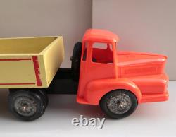 Grand Camion Unic Izoard Semi Remorque 56Cm Bois et Plastique France 1960