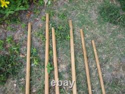 Grand Jeu de Croquet Ancien Jardin Plein air 6 Joueurs vintage