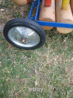 Grand Jeu de Croquet Ancien Jardin Plein air 6 Joueurs vintage