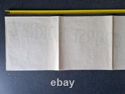 Grand bandeau publicitaire CANOT HORNBY France vedette bateau ORIGINAL