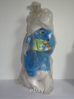 Grande Peluche Les Schtroumpfs Orli Jouet 50cm 1983 Neuve sous sachet (C715)