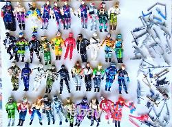 Gros lot 40 Figurines GIE JOE + lot Armes TBE