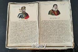 HISTOIRE D' ANGLETERRE vers 1830 Par Mme A. DE SAVIGNAC jouet jeu ancien