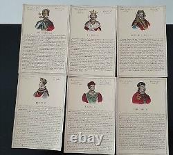 HISTOIRE D' ANGLETERRE vers 1830 Par Mme A. DE SAVIGNAC jouet jeu ancien
