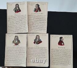 HISTOIRE D' ANGLETERRE vers 1830 Par Mme A. DE SAVIGNAC jouet jeu ancien