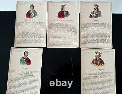 HISTOIRE D' ANGLETERRE vers 1830 Par Mme A. DE SAVIGNAC jouet jeu ancien