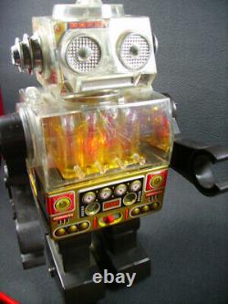 HORIKAWA Piston ROBOT action Battery Operated space toy Japan