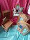Ideal Noël 5 Meubles Jouets Anciens 2 Armoires +2 Coiffeuses +meuble Tiroirs
